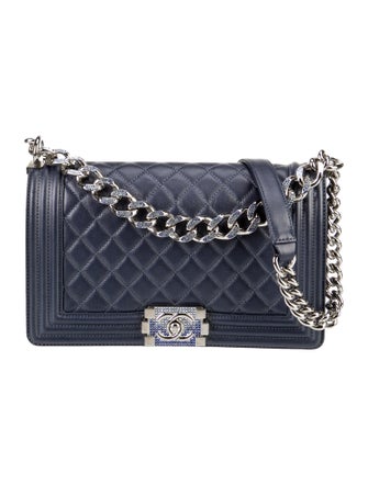 Chanel Medium Crystal Boy Bag