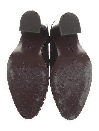 Chanel Interlocking CC Logo Suede Chelsea Boots