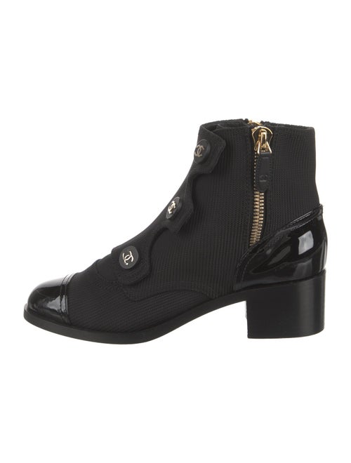 Chanel Interlocking CC Logo Boots