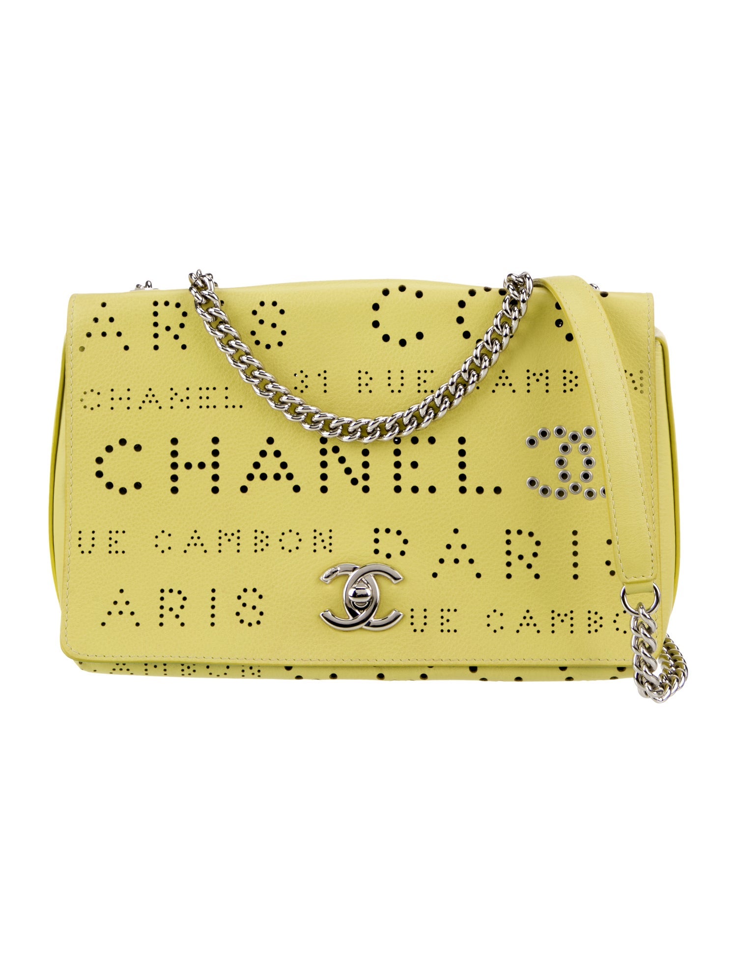 Chanel Eyelet Flap Bag w/ Pouch