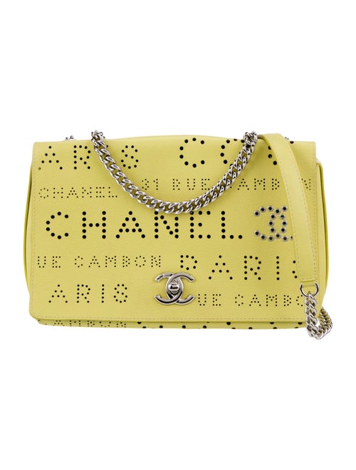 Chanel Eyelet Flap Bag w/ Pouch