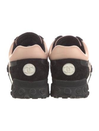 Chanel Interlocking CC Logo Nylon Sneakers