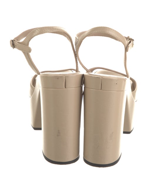 Chanel 2024 Interlocking CC Logo Slingback Sandals