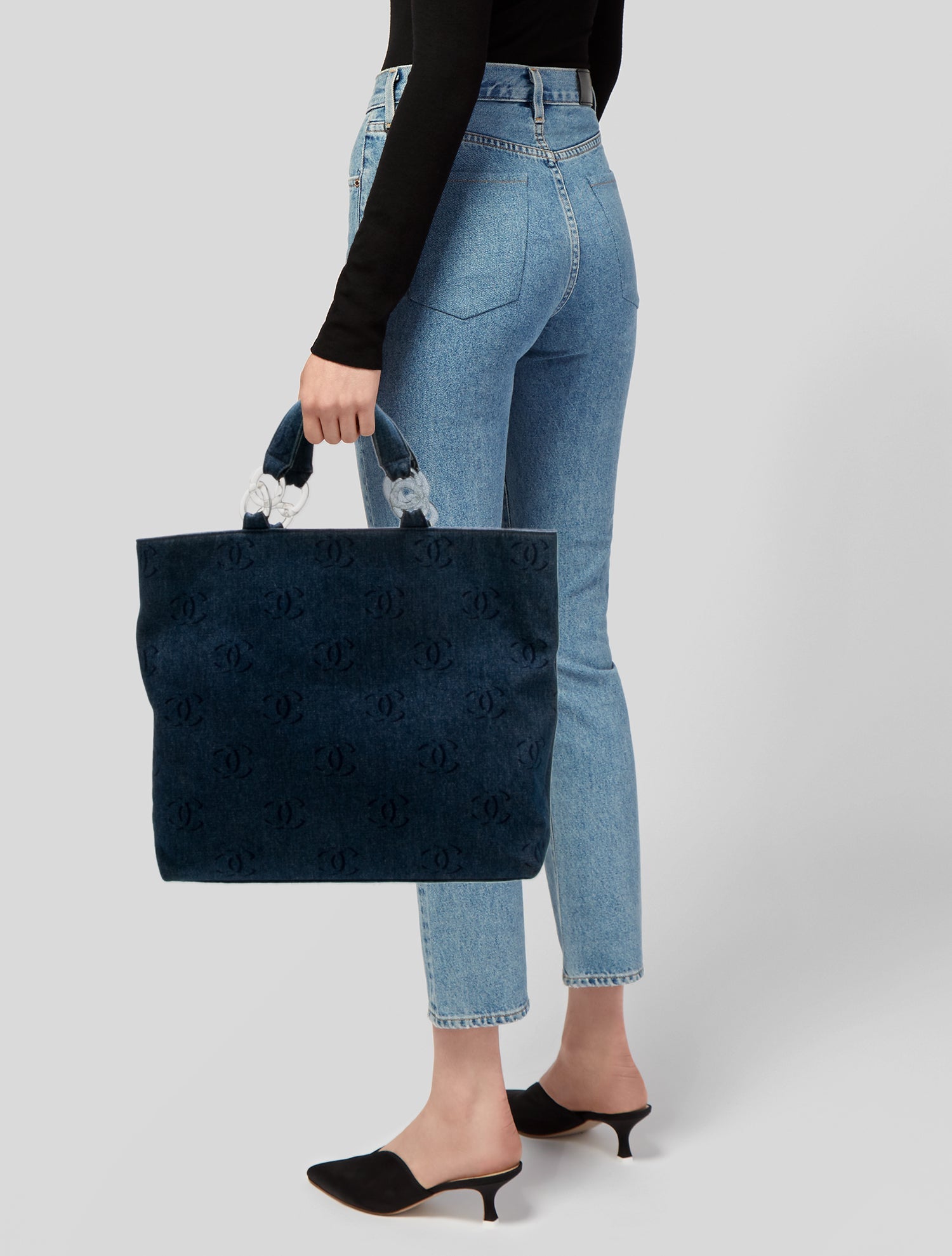 Chanel CC Denim Tote