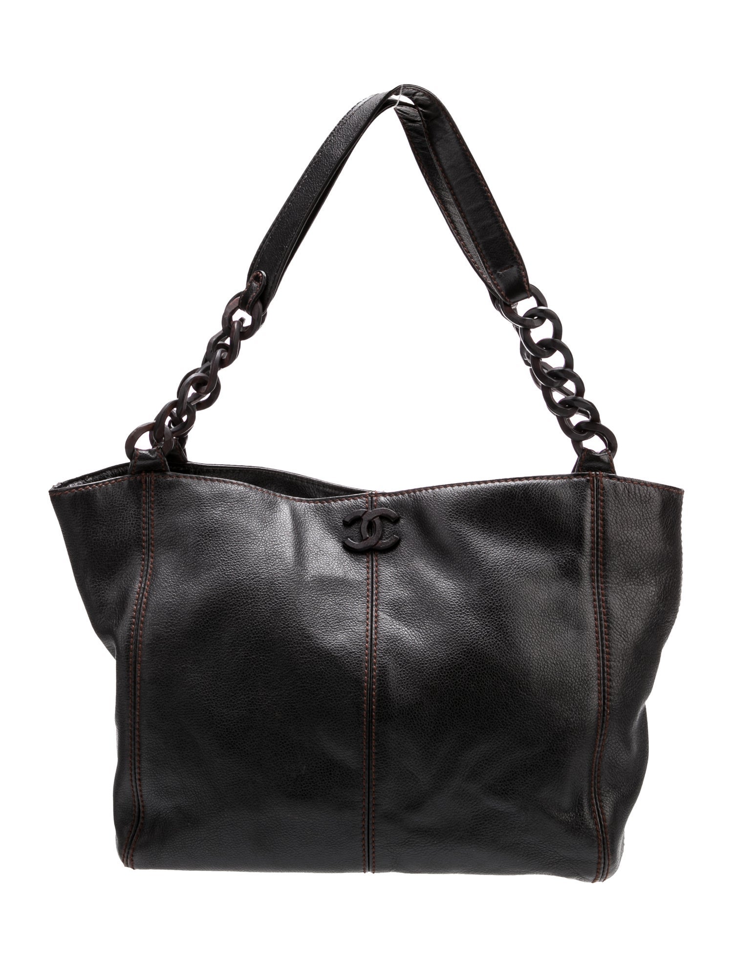 Chanel Quilted Tortoise CC Shoulder Bag