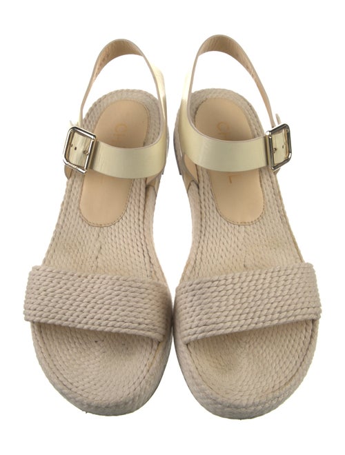 Chanel 2018 Interlocking CC Logo Espadrilles