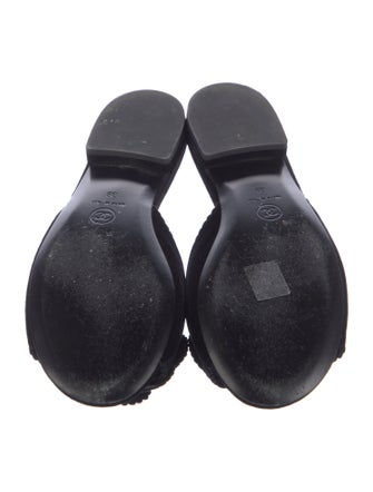 Chanel 2024 Interlocking CC Logo Slides