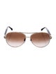 Chanel Interlocking CC Logo Aviator Sunglasses