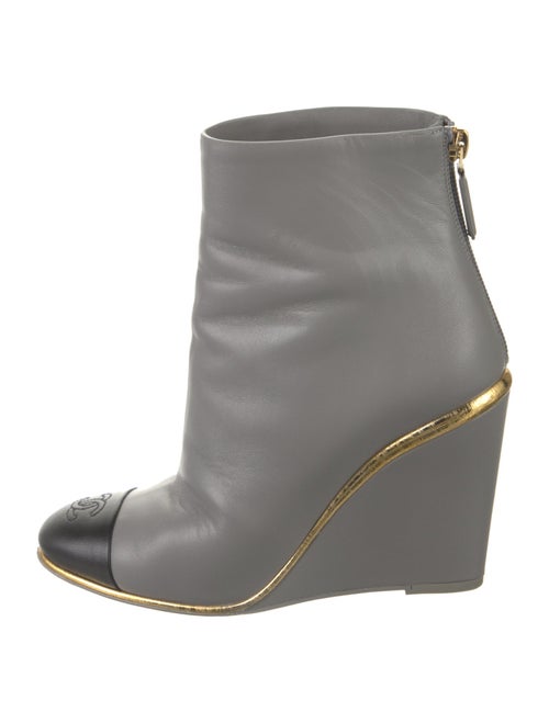 Chanel 2022 Interlocking CC Logo Boots