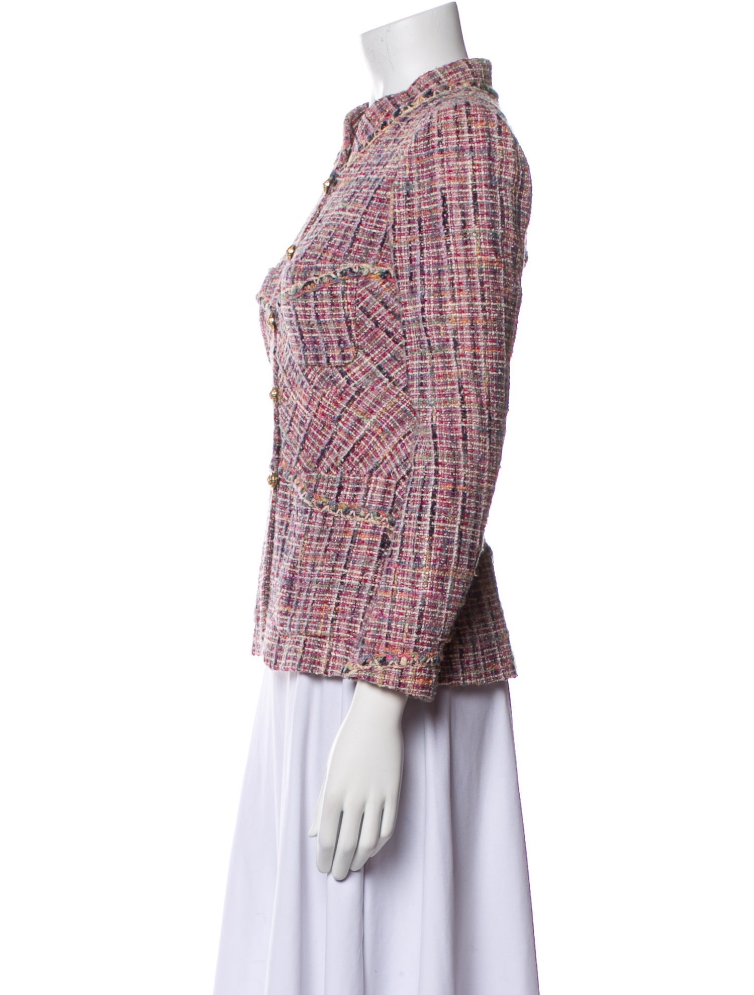 Chanel 2003 Tweed Pattern Blazer