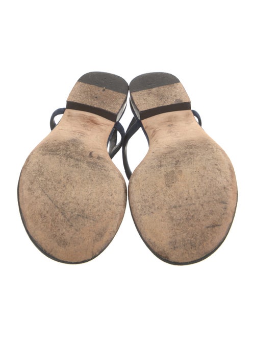 Chanel 2020 Interlocking CC Logo T-Strap Sandals