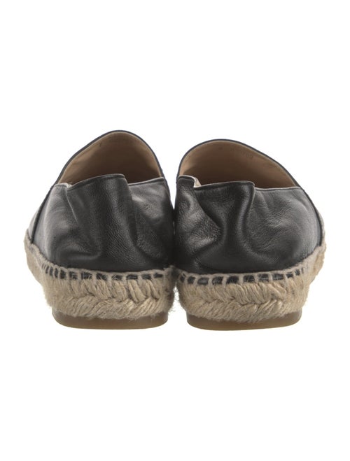 Chanel Interlocking CC Logo Lambskin Espadrilles