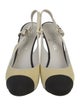 Chanel 2012 Interlocking CC Logo Slingback Pumps