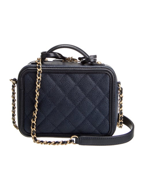 Chanel Small Filigree Vanity Case