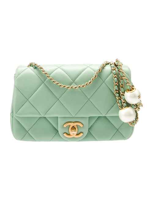 Chanel 2024 Rectangular Mini Pearly Single Flap Bag