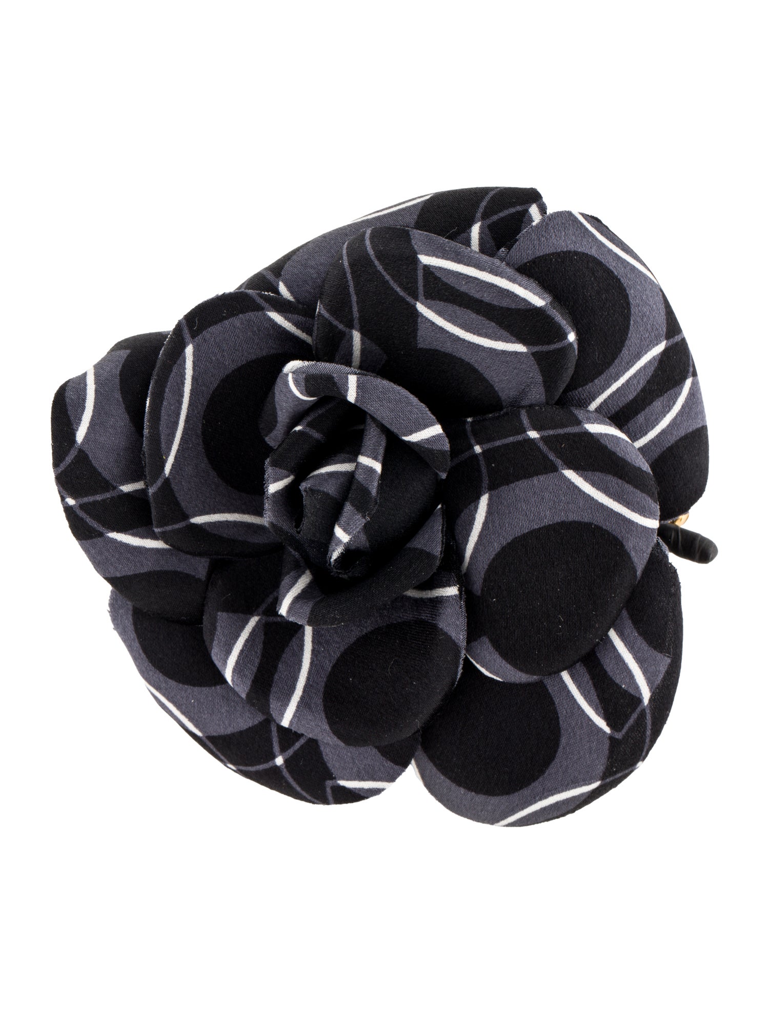 Chanel Silk Camélia Brooch