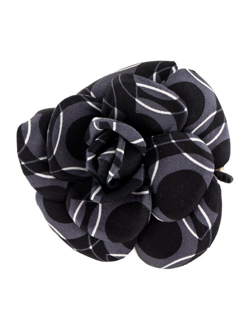 Chanel Silk Camélia Brooch