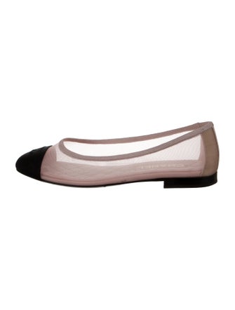 Chanel 2025 Interlocking CC Logo Ballet Flats