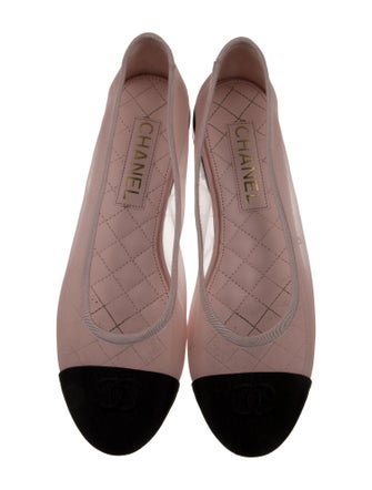 Chanel 2025 Interlocking CC Logo Ballet Flats