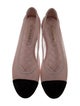 Chanel 2025 Interlocking CC Logo Ballet Flats