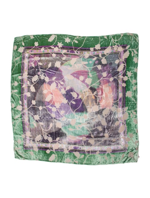 Chanel Silk Interlocking CC Logo Scarf