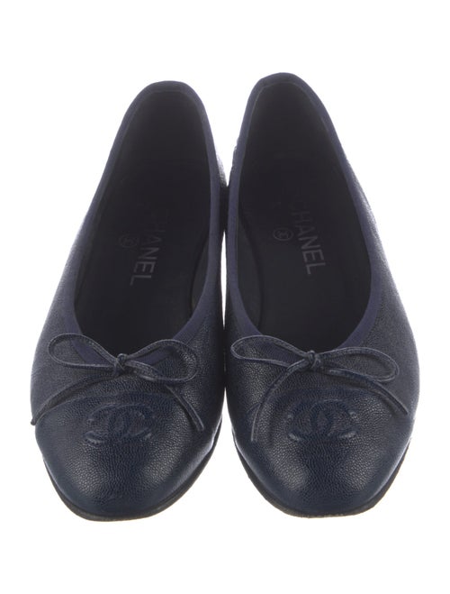 Chanel 2018 Interlocking CC Logo Ballet Flats