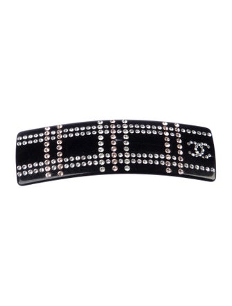 Chanel Crystal Embellished Hair Barrette