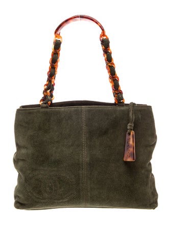 Chanel Suede CC Tote