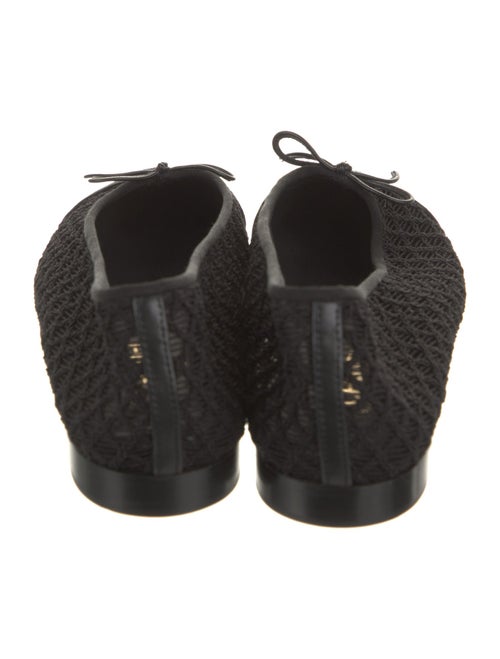 Chanel Interlocking CC Logo Mesh Ballet Flats
