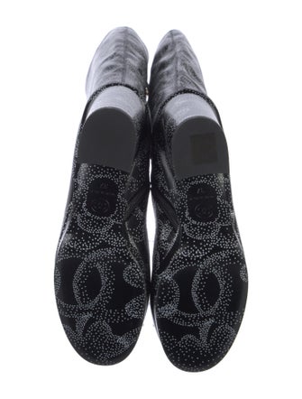 Chanel Interlocking CC Logo Leather Boots