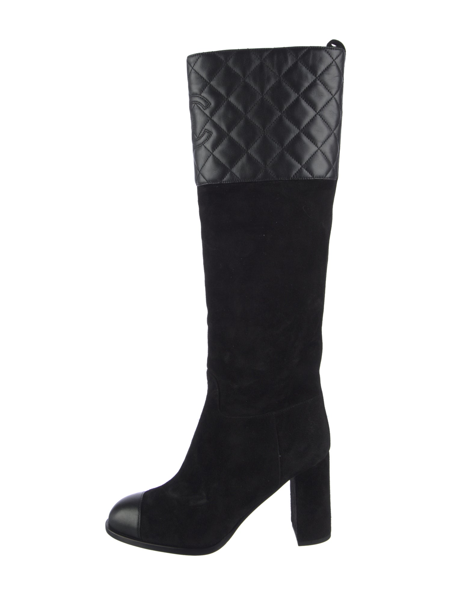 Chanel 2023 Interlocking CC Logo Boots