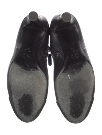 Chanel Interlocking CC Logo Lambskin Boots