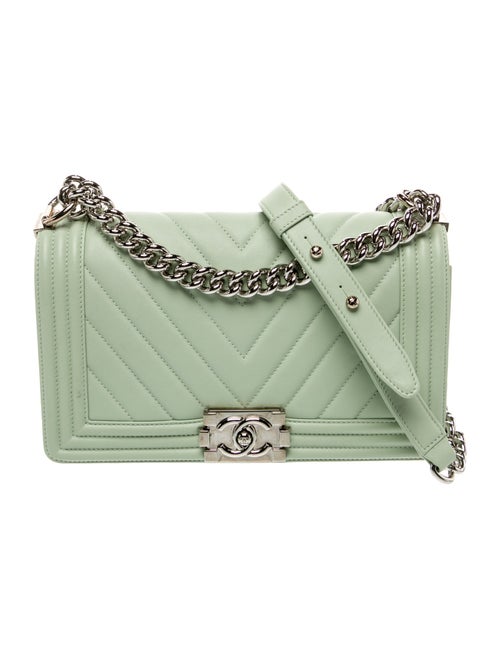 Chanel Medium Chevron Boy Bag