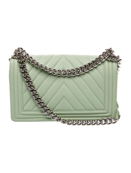 Chanel Medium Chevron Boy Bag