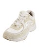 Chanel Interlocking CC Logo Leather Chunky Sneakers