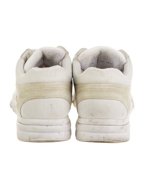 Chanel Interlocking CC Logo Leather Chunky Sneakers