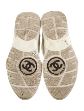 Chanel Interlocking CC Logo Leather Chunky Sneakers