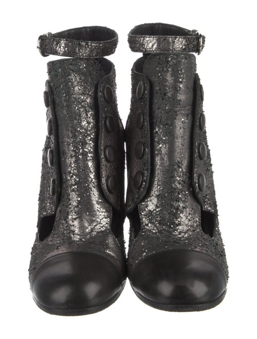 Chanel 2011 Interlocking CC Logo Sock Boots