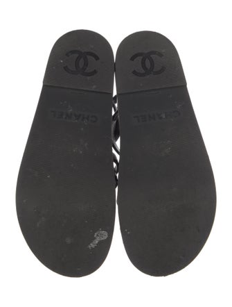 Chanel 2024 Interlocking CC Logo Flats