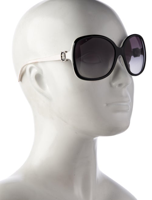 Chanel Interlocking CC Logo Oversize Sunglasses