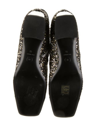 Chanel Interlocking CC Logo Glitter Boots