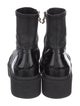 Chanel Interlocking CC Logo Leather Sock Boots