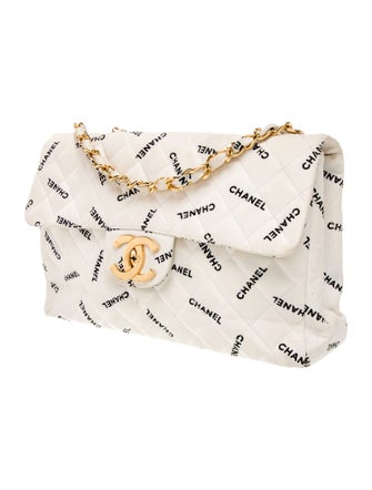 Chanel Classic Jumbo Canvas XL Maxi Flap Bag