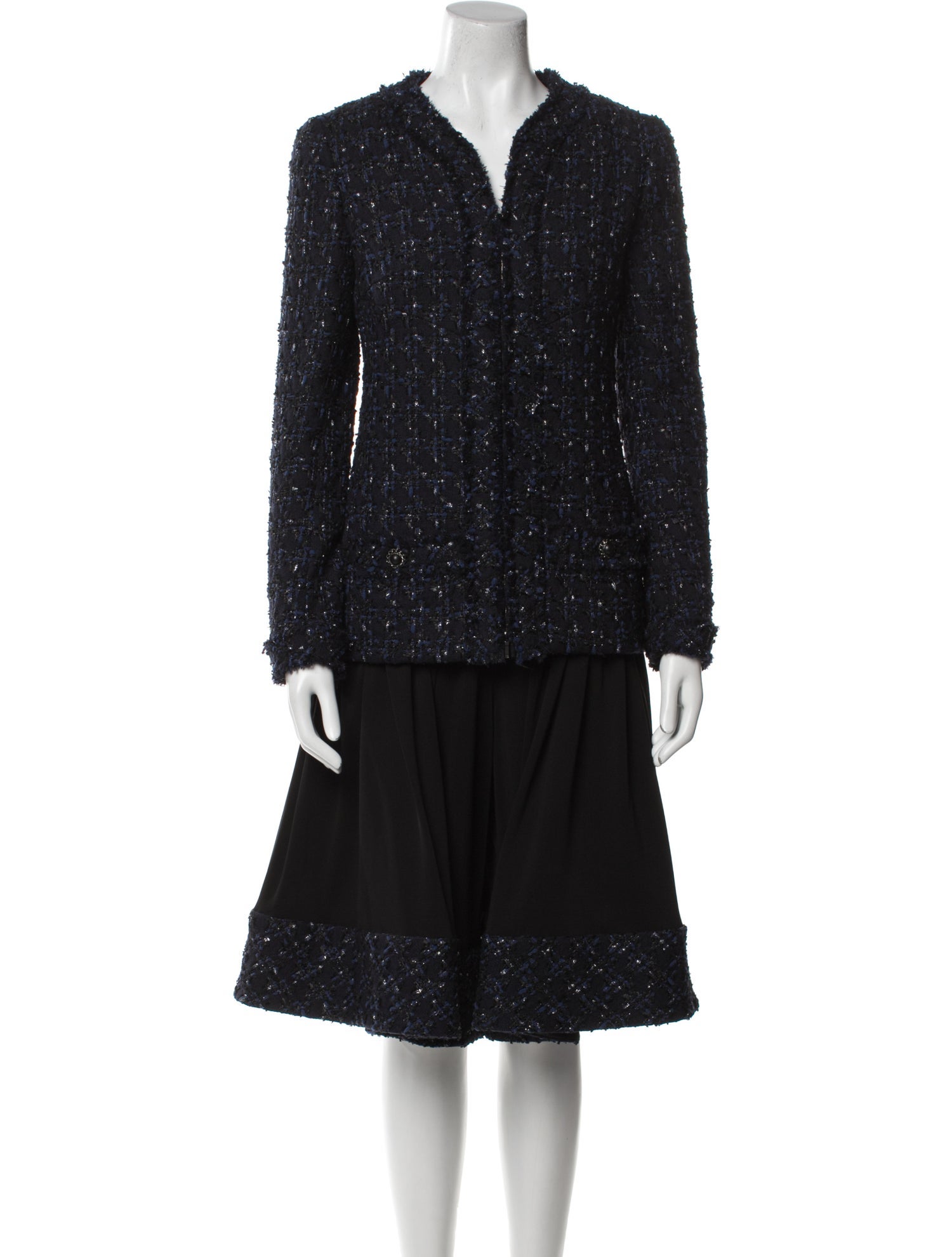 Chanel 2016 Tweed Pattern Skirt Suit