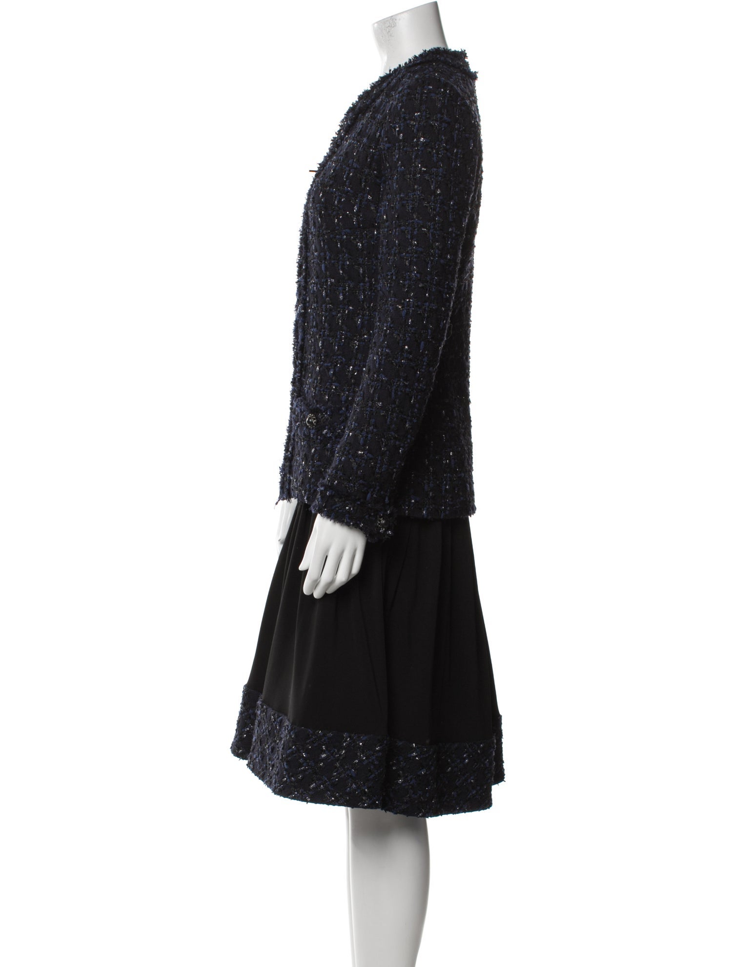 Chanel 2016 Tweed Pattern Skirt Suit