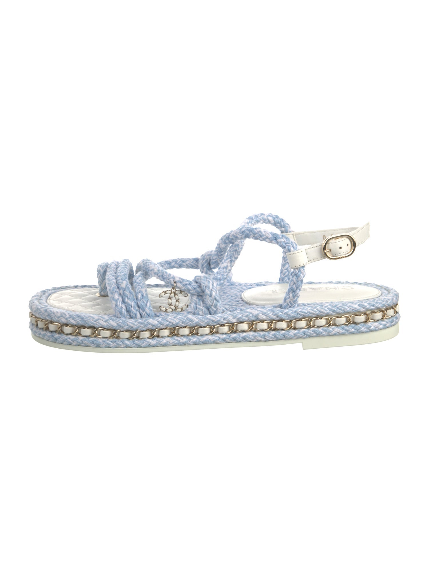 Chanel 2022 Interlocking CC Logo Espadrilles