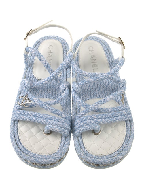 Chanel 2022 Interlocking CC Logo Espadrilles