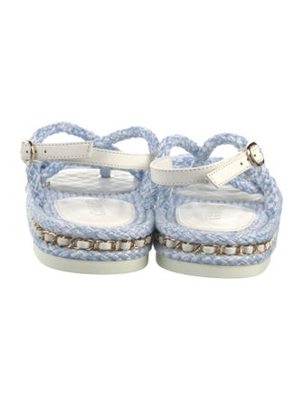 Chanel 2022 Interlocking CC Logo Espadrilles