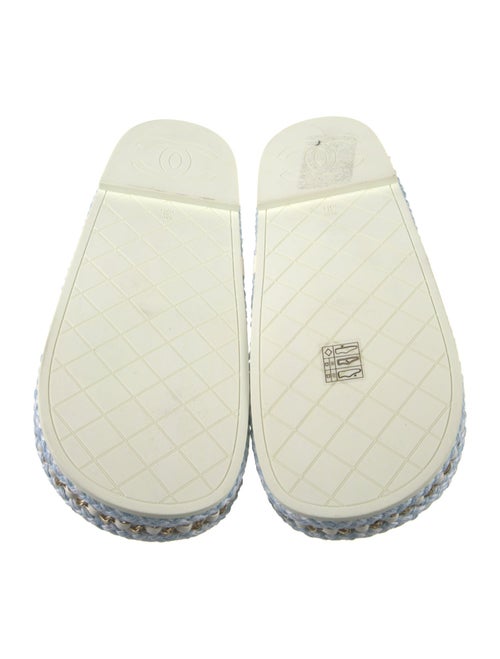 Chanel 2022 Interlocking CC Logo Espadrilles