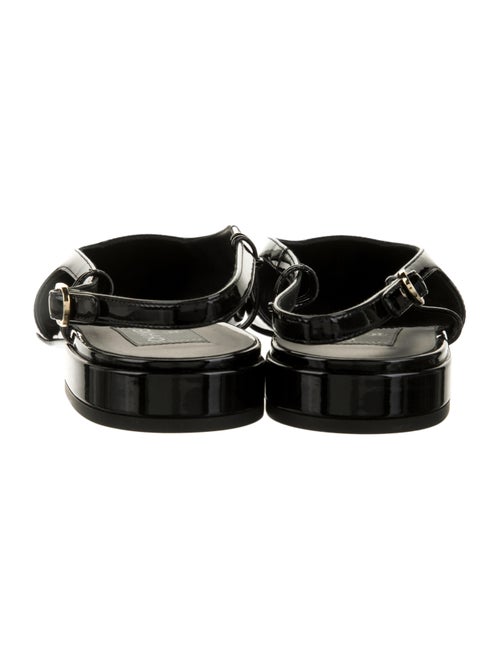 Chanel 2022 Interlocking CC Logo Slingback Flats